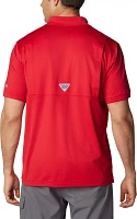 Columbia Men's Ohio State Buckeyes Scarlet Tamiami Performance Polo