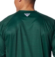 Columbia Men's Michigan State Spartans Green Terminal Tackle Long Sleeve Shirt