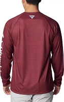 Columbia Men's Texas A&M Aggies Maroon Heathered Terminal Tackle Long Sleeve T-Shirt