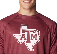 Columbia Men's Texas A&M Aggies Maroon Heathered Terminal Tackle Long Sleeve T-Shirt