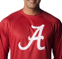 Columbia Men's Alabama Crimson Tide Heathered Terminal Tackle Long Sleeve T-Shirt