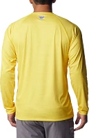 Columbia Men's Oregon Ducks Yellow Terminal Tackle Long Sleeve Shirt