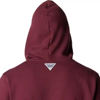 Columbia Men's Virginia Tech Hokies Maroon Fish Flag Pull Over Hoodie