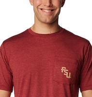 Columbia Men's Florida State Seminoles Garnet Tech Trail Pocket T-Shirt