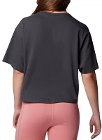 Columbia Women's Painted Peak Short Sleeve Crop Top