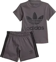 adidas Toddler Boys' Trefoil Tee Set