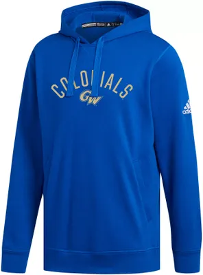 adidas Men's George Washington Colonials Blue Fleece Hoodie