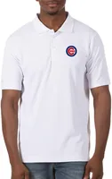 Antigua Men's Chicago Cubs White Legacy Polo