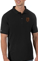 Antigua Men's San Francisco Giants Black Legacy Polo