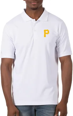 Antigua Men's Pittsburgh Pirates White Legacy Polo