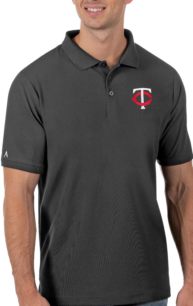 Dick's Sporting Goods Antigua Men's Minnesota Twins Gray Legacy Polo