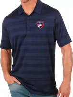 Antigua Men's FC Dallas Navy Compass Polo