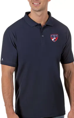 Antigua Men's FC Dallas Navy Legacy Pique Polo