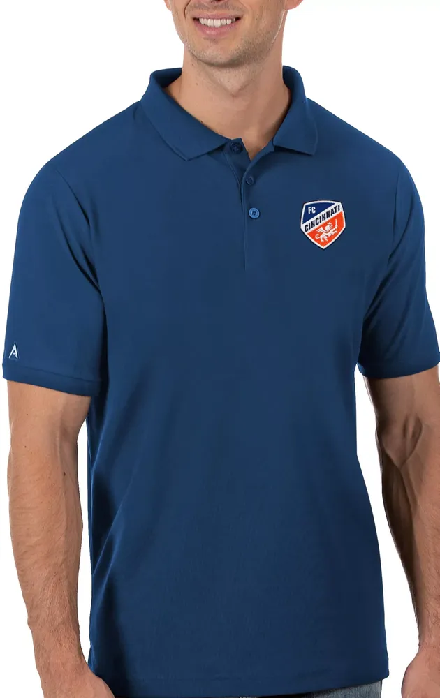 Antigua Men's FC Cincinnati Royal Legacy Pique Polo