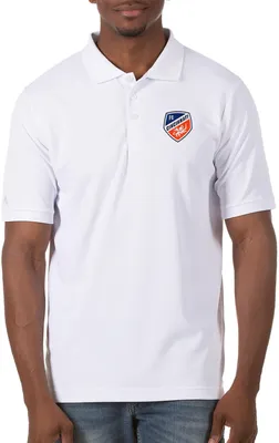 Antigua Men's FC Cincinnati White Legacy Pique Polo