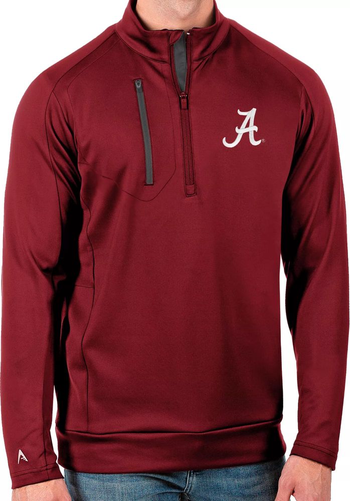 Antigua Men's Alabama Crimson Tide Generation Half-Zip Pullover Shirt