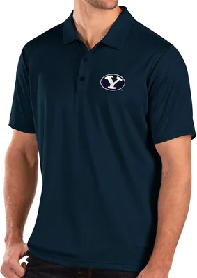 Antigua Men's BYU Cougars Blue Balance Polo