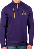 Antigua Men's East Carolina Pirates Purple Generation Half-Zip Pullover Shirt