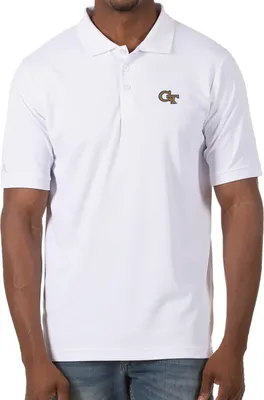 Antigua Men's Georgia Tech Yellow Jackets Legacy Pique Polo