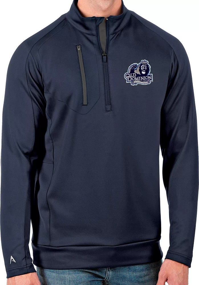 Antigua Men's Old Dominion Monarchs Blue Generation Half-Zip Pullover Shirt