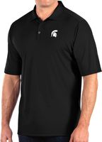 Antigua Men's Michigan State Spartans Tribute Performance Black Polo