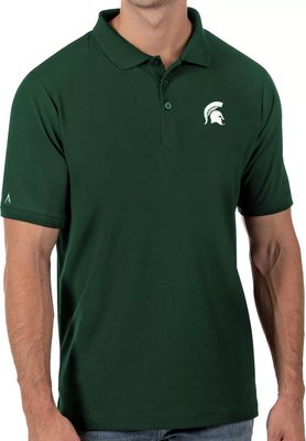 Antigua Men's Green Bay Packers Tribute Green Polo