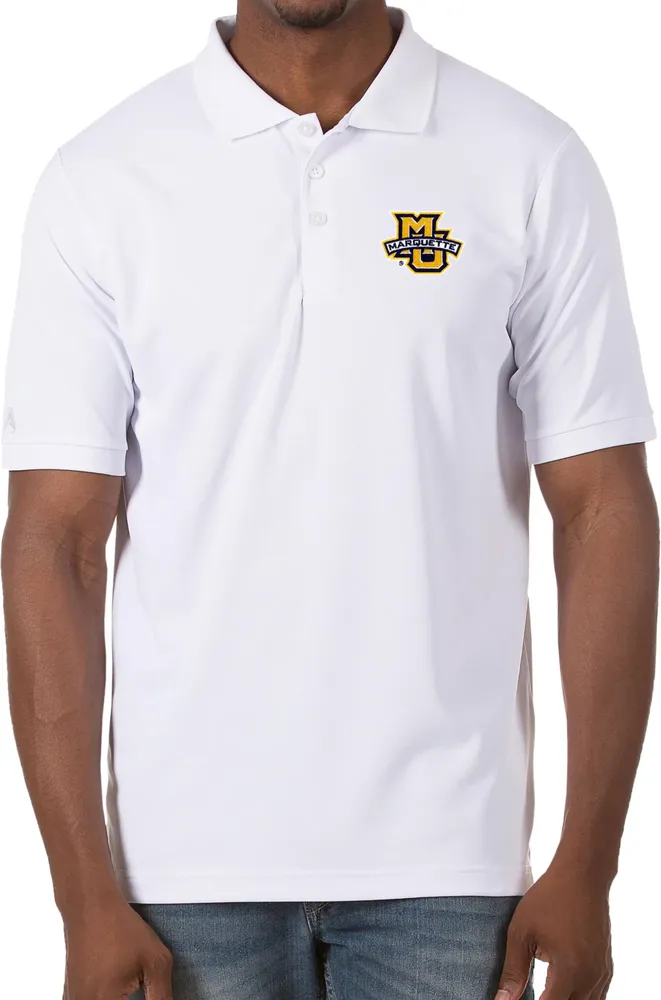 Antigua Men's Marquette Golden Eagles Legacy Pique Polo