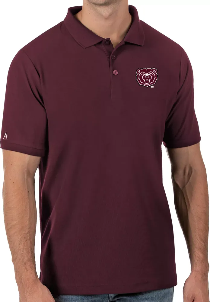 Antigua Men's Missouri State Bears Maroon Legacy Pique Polo