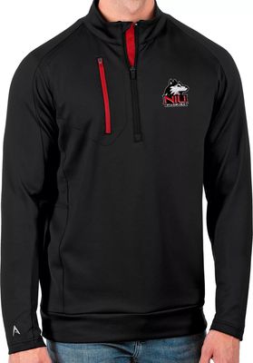 Antigua Men's Northern Illinois Huskies Black Generation Half-Zip Pullover Shirt