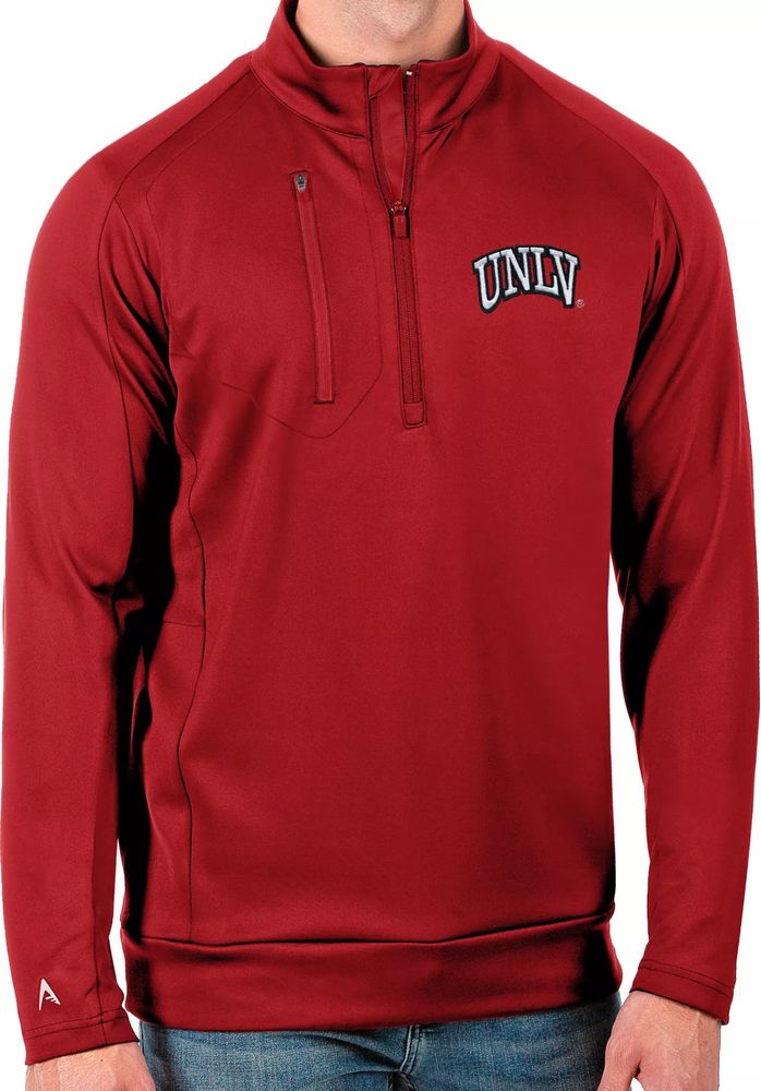 Antigua Men's UNLV Rebels Scarlet Generation Half-Zip Pullover Shirt