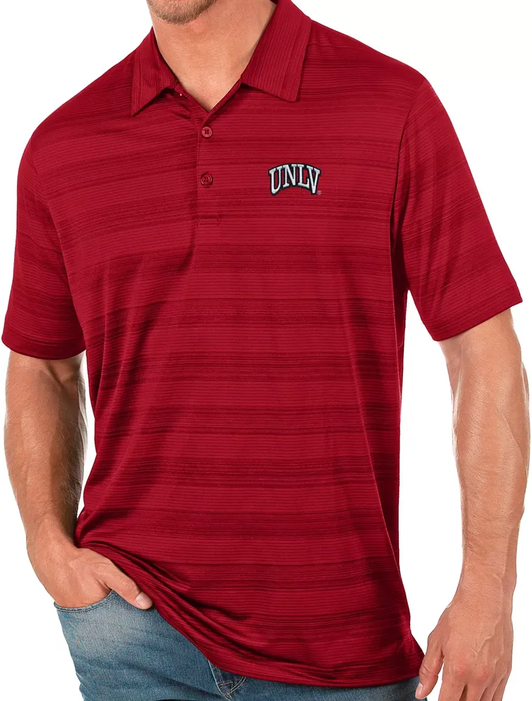 Antigua Men's UNLV Rebels Scarlet Compass Polo