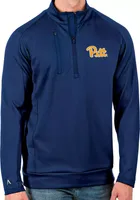 Antigua Men's Pitt Panthers Blue Generation Half-Zip Pullover Shirt