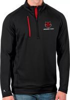 Antigua Men's Arkansas Razorbacks Black Generation Half-Zip Pullover Shirt