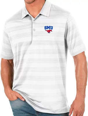 Antigua Men's Southern Methodist Mustangs Compass Polo