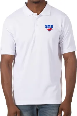 Antigua Men's Southern Methodist Mustangs Legacy Pique Polo