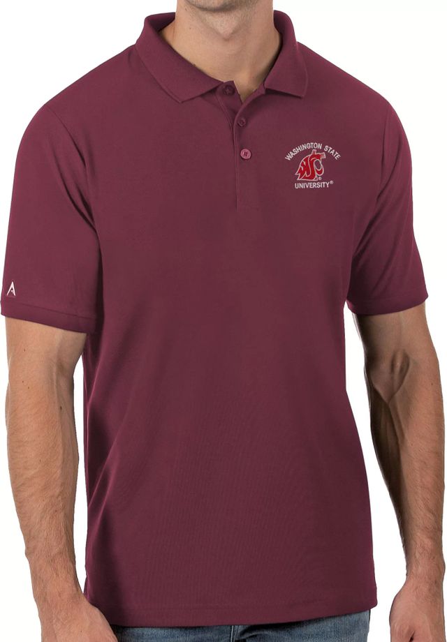 Washington Nationals Antigua Big & Tall Affluent Polo - Black