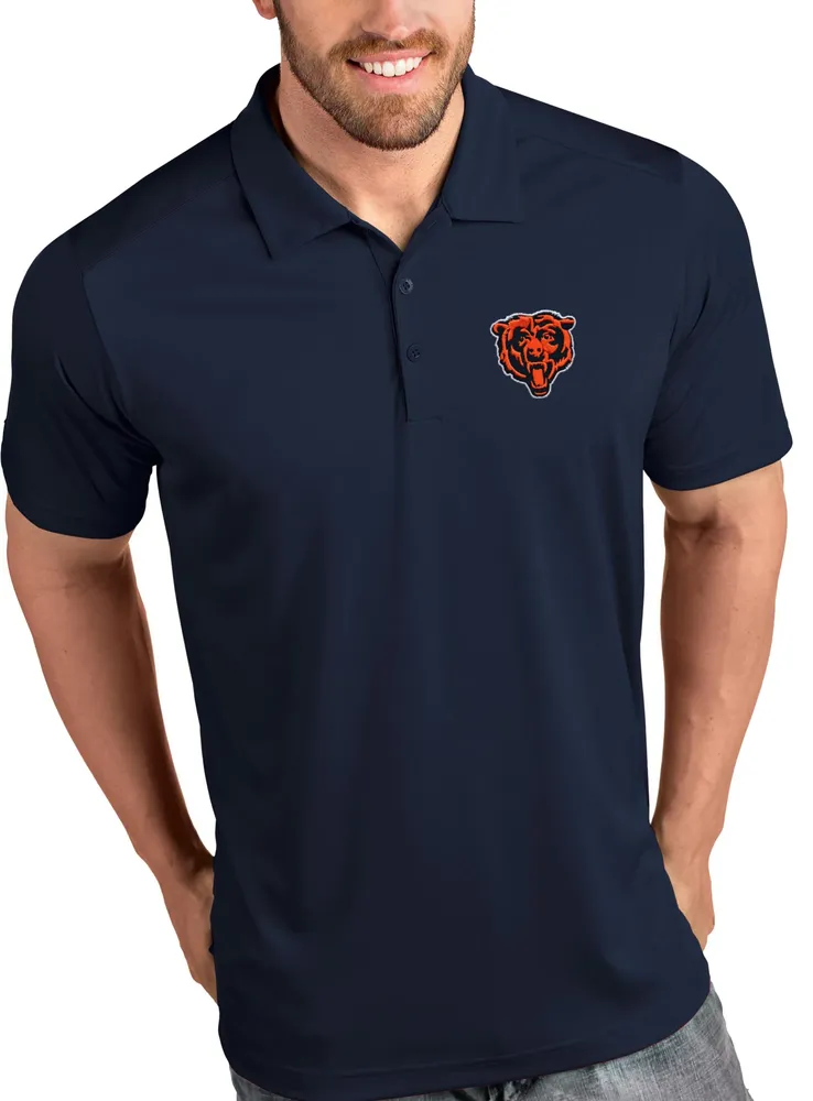 Antigua Men's Chicago Bears Navy Tribute Polo