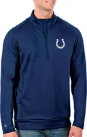 Antigua Men's Indianapolis Colts Royal Generation Half-Zip Pullover