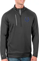 Antigua Men's Indianapolis Colts Grey Generation Half-Zip Pullover