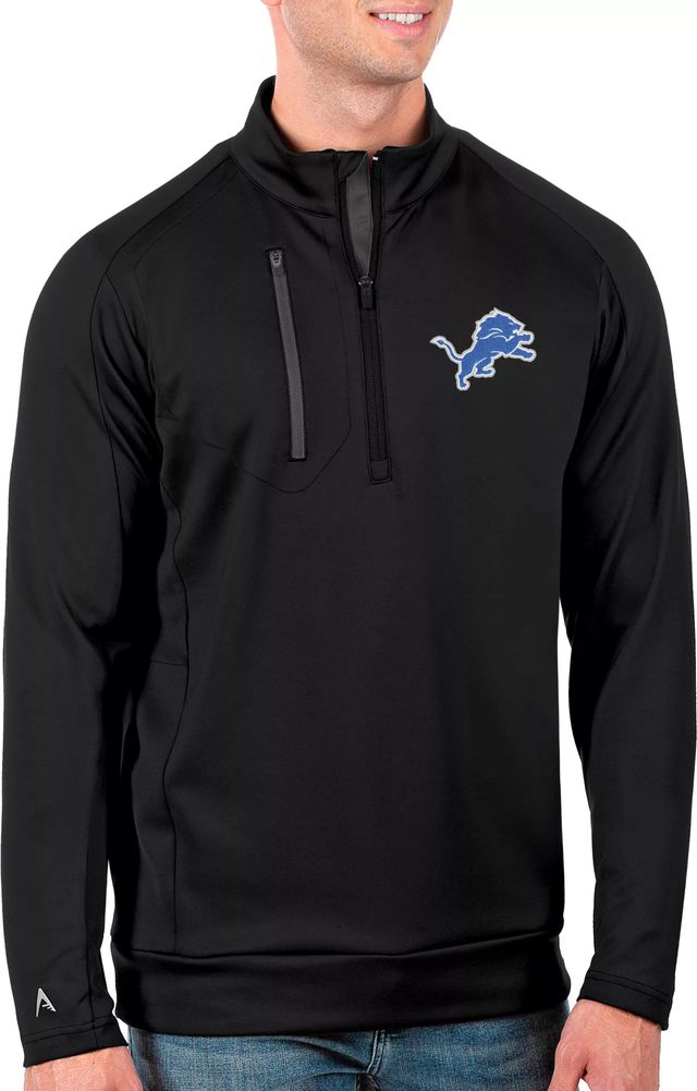 Men's Antigua Black/Red Atlanta Falcons Generation Quarter-Zip