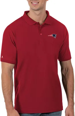 Antigua Men's New England Patriots Legacy Pique Polo