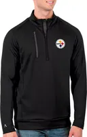 Antigua Men's Pittsburgh Steelers Generation Half-Zip Pullover