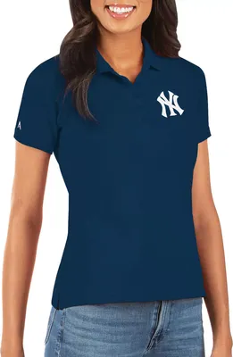 Antigua Women's New York Yankees Navy Legacy Pique Polo