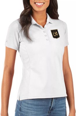 Antigua Women's Pittsburgh Pirates Black Legacy Pique Polo