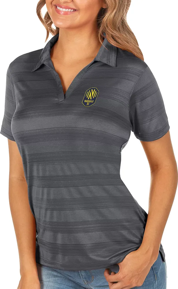 Antigua Women's Nashville SC Grey Compass Polo