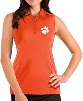 Antigua Women's Clemson Tigers Orange Tribute Sleeveless Tank Top