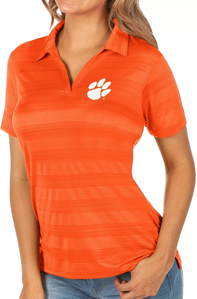 Antigua Women's Clemson Tigers Compass Polo