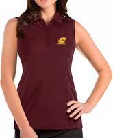 Antigua Women's Central Michigan Chippewas Maroon Tribute Sleeveless Tank Top