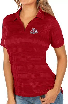 Antigua Women's Fresno State Bulldogs Cardinal Compass Polo