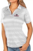 Antigua Women's Gonzaga Bulldogs White Compass Polo